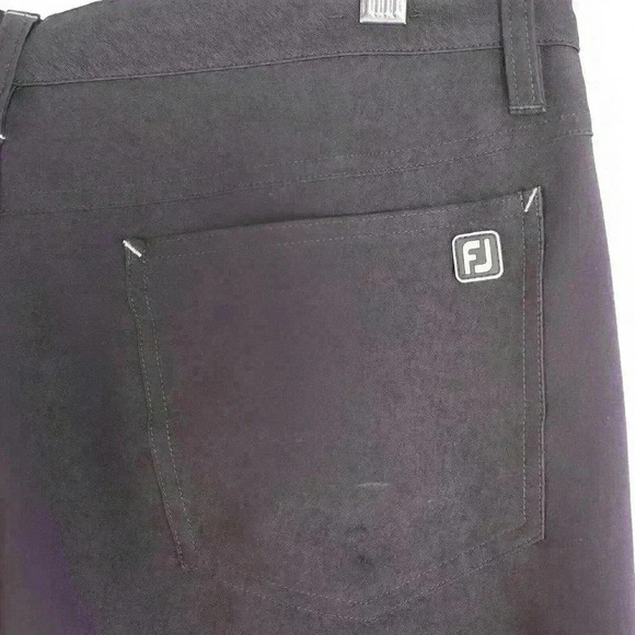 Foot Joy FJ Golf Pants Men’s Athletic Fit Size 35X32 Black Stretch Sports - Picture 7 of 12